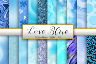 Download Blue Background Digital Papers - Digital paper Collection
