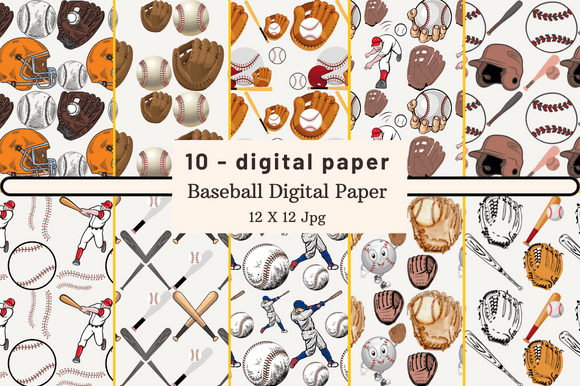 Download Baseball Digital Paper - Premium Resources