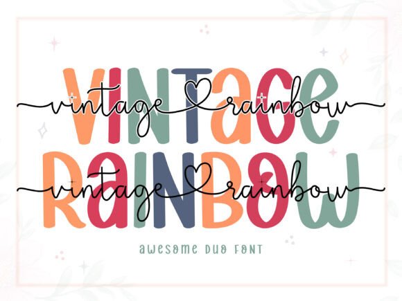 Download Vintage Rainbow - Bow Collection