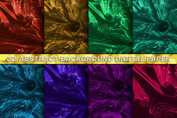 Download Acrylic 3d Liquid Abstract Digital Paper - Premium Bundle