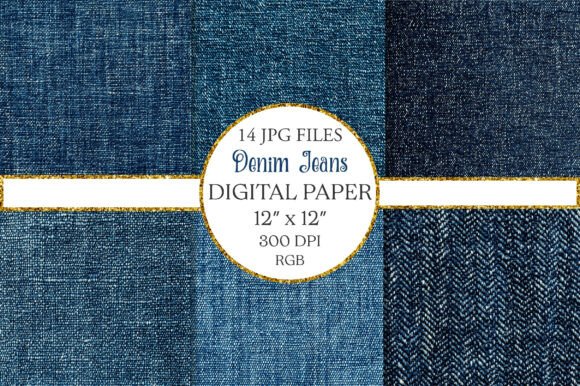 Download Denim Jeans Fabric Texture Digital Paper - Digital paper Collection