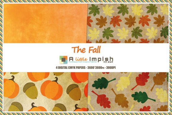 Download The Fall Digital Paper Pack - Digital paper Collection