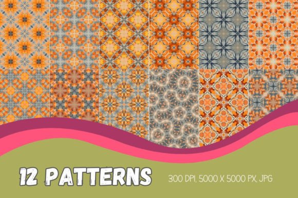 Download Fall Patterns, Fall Digital Paper Pack - Digital paper Collection