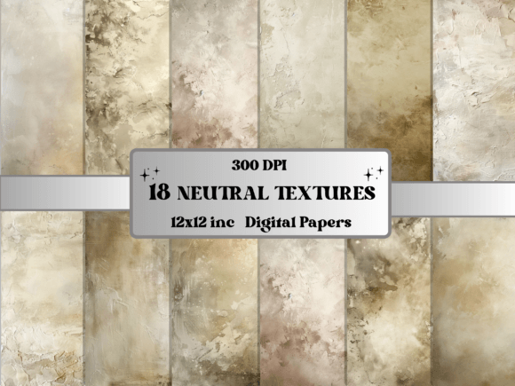 Download Neutral Textures Digital Paper Pack - Textures Collection