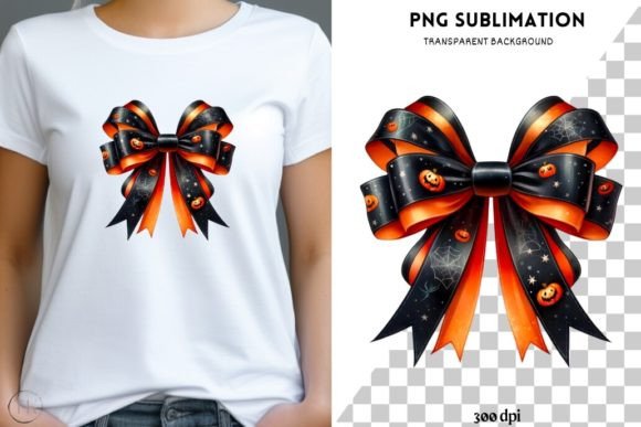 Download Halloween Bow PNG Designs, Digital Print - Bow Collection