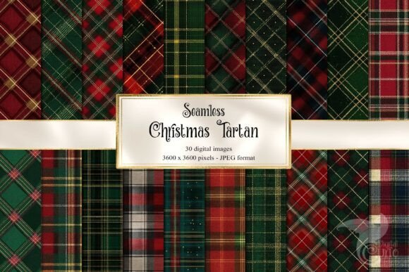 Download Christmas Tartan Fabric Textures - Textures Collection