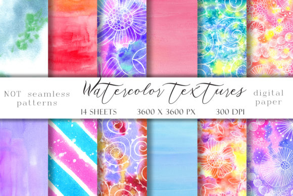 Download Watercolor Abstract Textures - Textures Collection