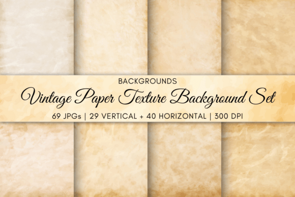 Download Vintage Paper Texture Background Set - Paper Collection