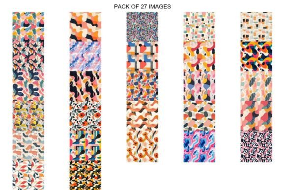Download Abstract Paper Seamless Pattern Set - Paper Collection