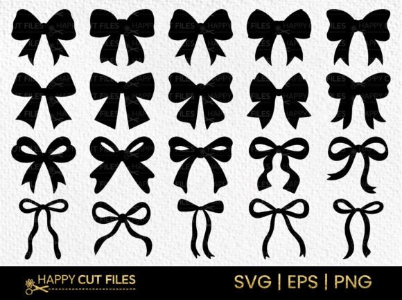 Download Ribbon Bow Coquette Laser Cut Svg Bundle - Bow Collection