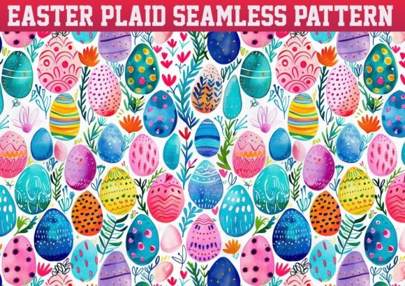 Download Easter Seamless Pattern Colorful Paper - Paper Collection