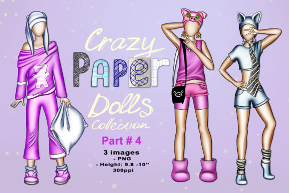 Download Sleepy Paper Doll for DIY Project - Paper Collection