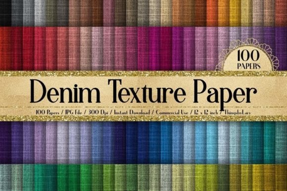 Download Realistic Denim Fabric Cloth Papers - Paper Collection