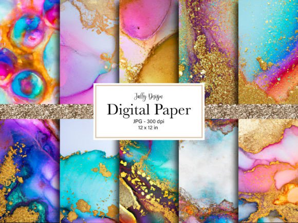 Download Colorful Abstract Digital Paper Pack - Premium Resources