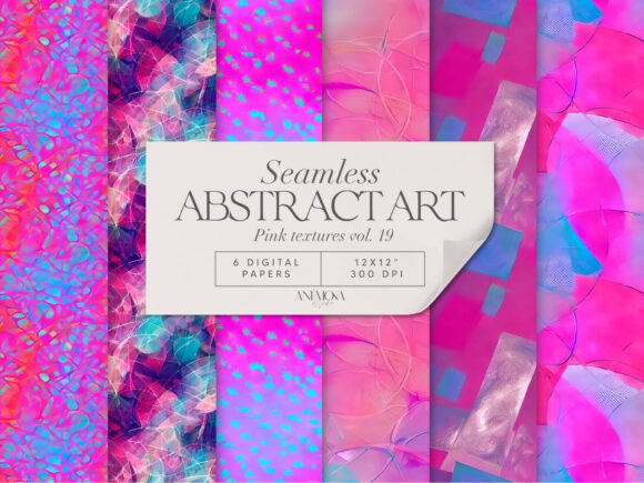 Download Neon Pink Turquoise Abstract Paper - Paper Collection