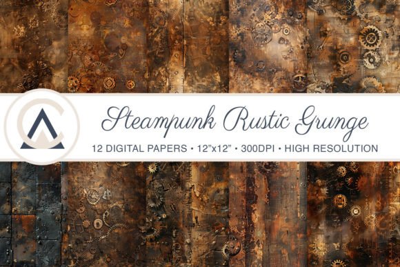 Download Rustic Steampunk Grunge Background Paper - Paper Collection
