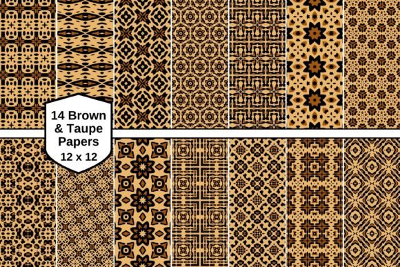 Download Brown Taupe Seamless Paper Pattern Pack - Paper Collection