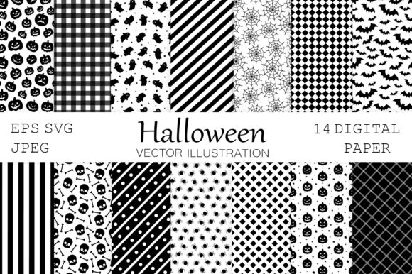 Download Halloween Digital Paper. Abstract Paper - Digital paper Collection