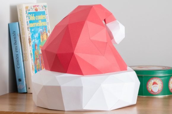 Download Santa's Hat Paper Sculpture - Paper Collection