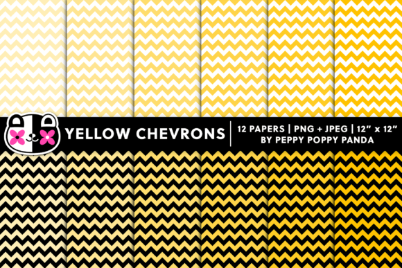 Download Seamless Yellow Chevron Digital Paper - Digital paper Collection