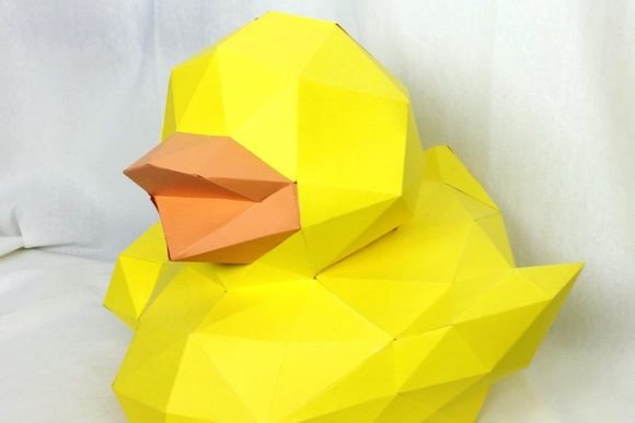 Download Rubber Duck Paper Sculpture - Paper Collection